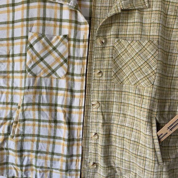 Love Is For Eternity Jacket Women XL Shacket Plaid Cozy Western Gorpcore L.i.F.E - Picture 8 of 11